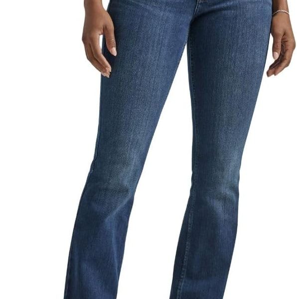 Women Mid Rise Bootcut Jean